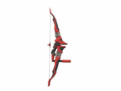Hanzo bow v2 3D model