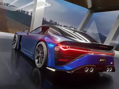 Toyota GR GT 2026 with Bonus Content 3D model