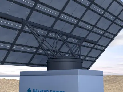 Solar Plant 3D model