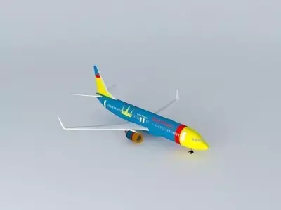 Royal Airways Boeing 737 800 Queen Transport Free 3D model