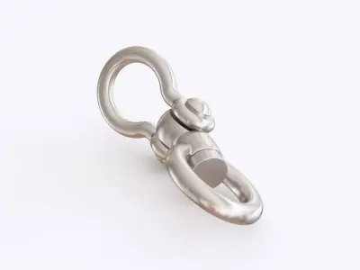 Shackle rotating ring 3D model
