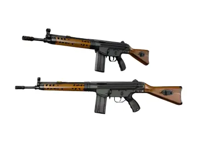 Heckler  G3 rifle  3D model
