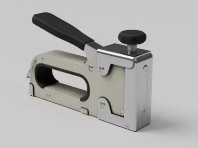 Brandless Staple Gun Low-poly 3D model