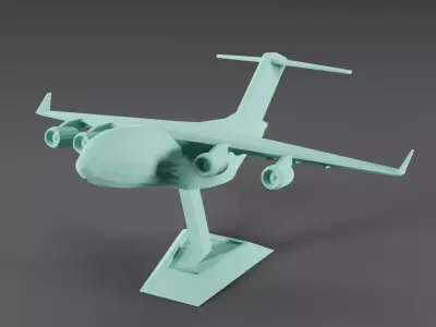 C-17 Globemaster plane 3D print model
