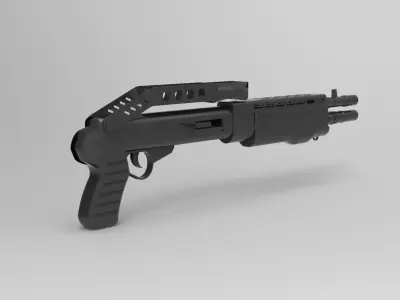 Franchi SPAS-12 3D model buy