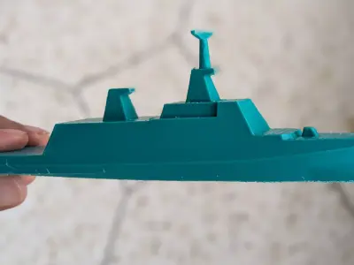 La Fayette Class Frigate class inspired battleship Free 3D print model