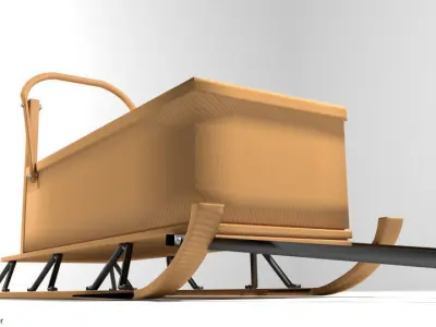 Sled - type 4 3D model