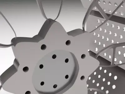 Moon Robot Tire 3D model