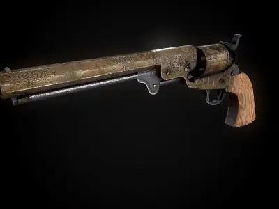 Colt Custom - PBR GAME READY Low-poly 3D model