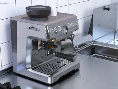 Breville Barista Express Espresso Machine 3D model