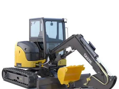 Mini Excavator Deere 50G 3D model