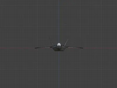 Lockheed Martin F-22 Raptor Free 3D model