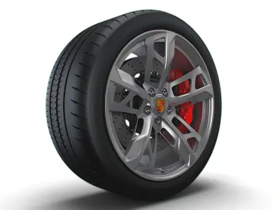 Porcsche Taycan Sport wheel 3D model