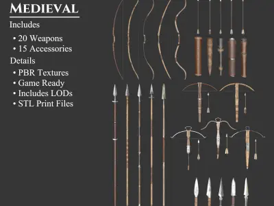 Medieval Ranged Weapons Pack purchase