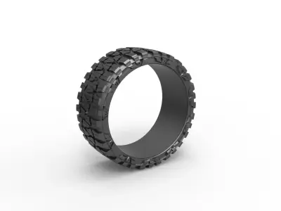 Mud tire Ring 3D print model purchase