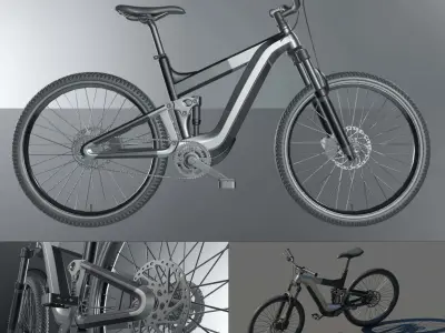 E-Bikes e-bike 3D Model Pack