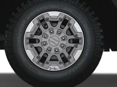 GMC Hummer EV Pickup 2022 wheel 3D model