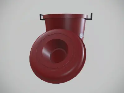 Bucket Low-poly 3D model purchase