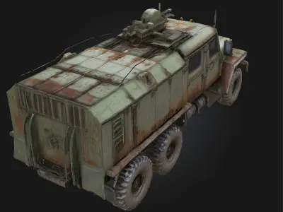 Rusty Off-Road Beast  Rugged Power with a Weathered Soul 3D model