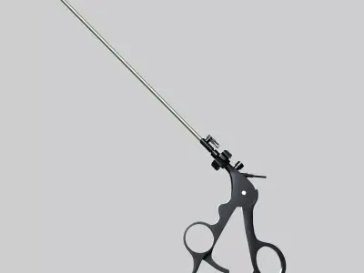 Laparoscopic Instrument Low-poly 3D model