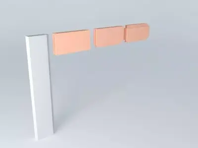 Rail Stile Ogee Free 3D model