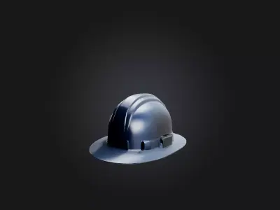 hard hat Low-poly 3D model purchase