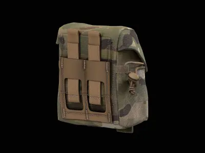 CRYE Frag Pouch Low-poly 3D model