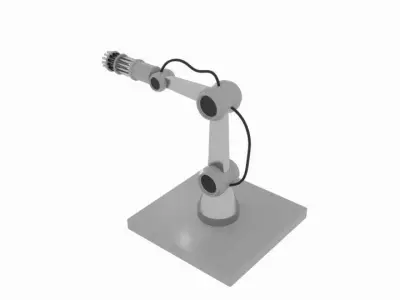  Gun Robot Arm  3D model