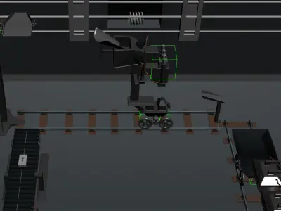 Spring Maker - Factory 3D model