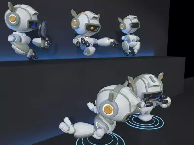 Robot 3D model 2
