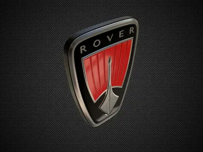 rover logo 3D model