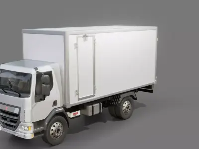 Kenworth K370 Box Truck 2014 3D model