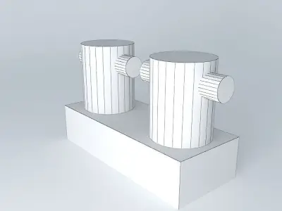 ARGONAUTIX marine details bollard 3D model