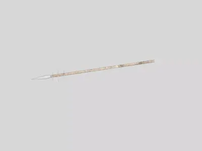low poly medieval spear 1 Low-poly 3D model