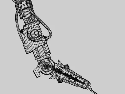 mecha arm Free 3D model