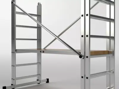 Scaffold tower 8 3D model