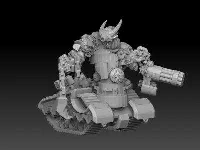 Tank Demon 3D print model