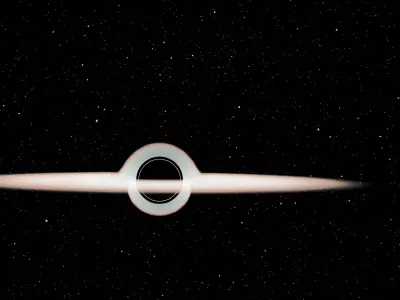 BLACK HOLE -  High-Quality Space Simulation Asset 3D model