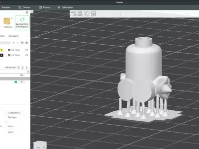 Custom3Dprint Minifigure Accessory - Minifigure Hair S2 - 108 3D print model