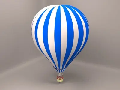 Hot air balloon 2 Free 3D model