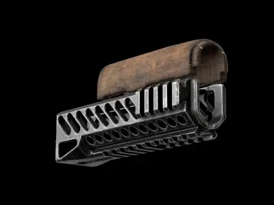AK - Handguard - B10  Low-poly 3D model