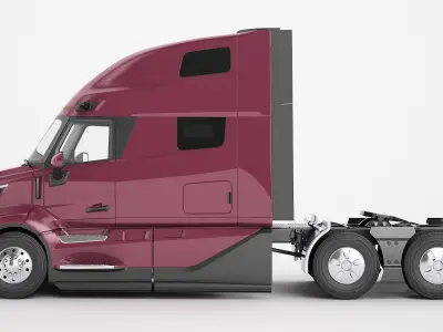 Semi Truck Generic 01 3D model