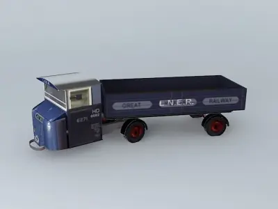 Eco Rail Scammell No 2 Dummy! Old Steam Days Free 3D model