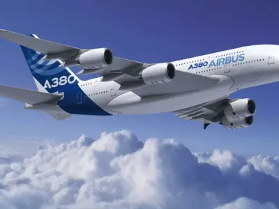 Airbus A380 3D model shop
