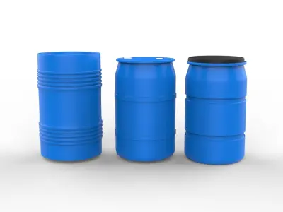 Barrel Low-poly 3D model by ahammodullah