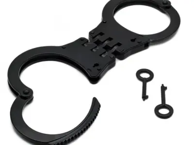 Model-Hinged-Handcuffs-Hinged-3ds-Max Low-poly 3D model