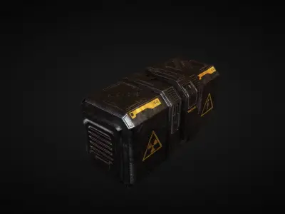 Sci fi props 4 - Container Low-poly 3D model