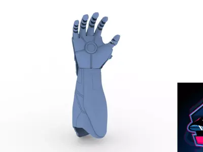 IRONMAN MK 85 GAUNTLET READY TO 3D PRINT 3D model