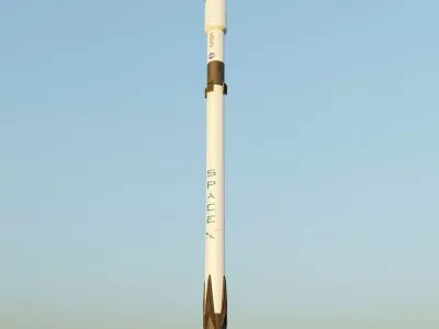 SpaceX Falcon 9 Rocket 3D model