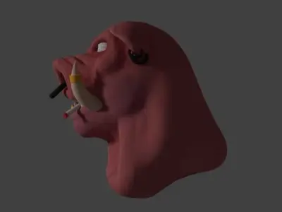 Wild Pig 3D model